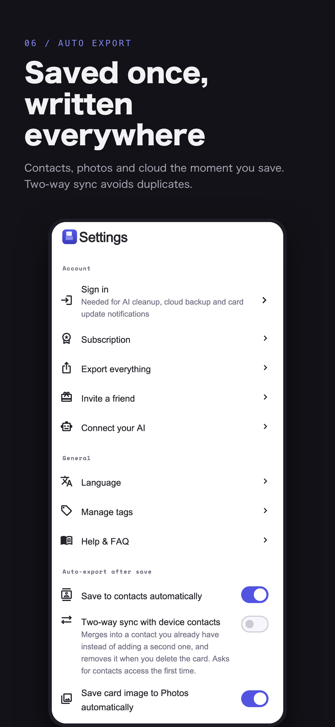 Meishitto: Business Card Scan screenshot 6