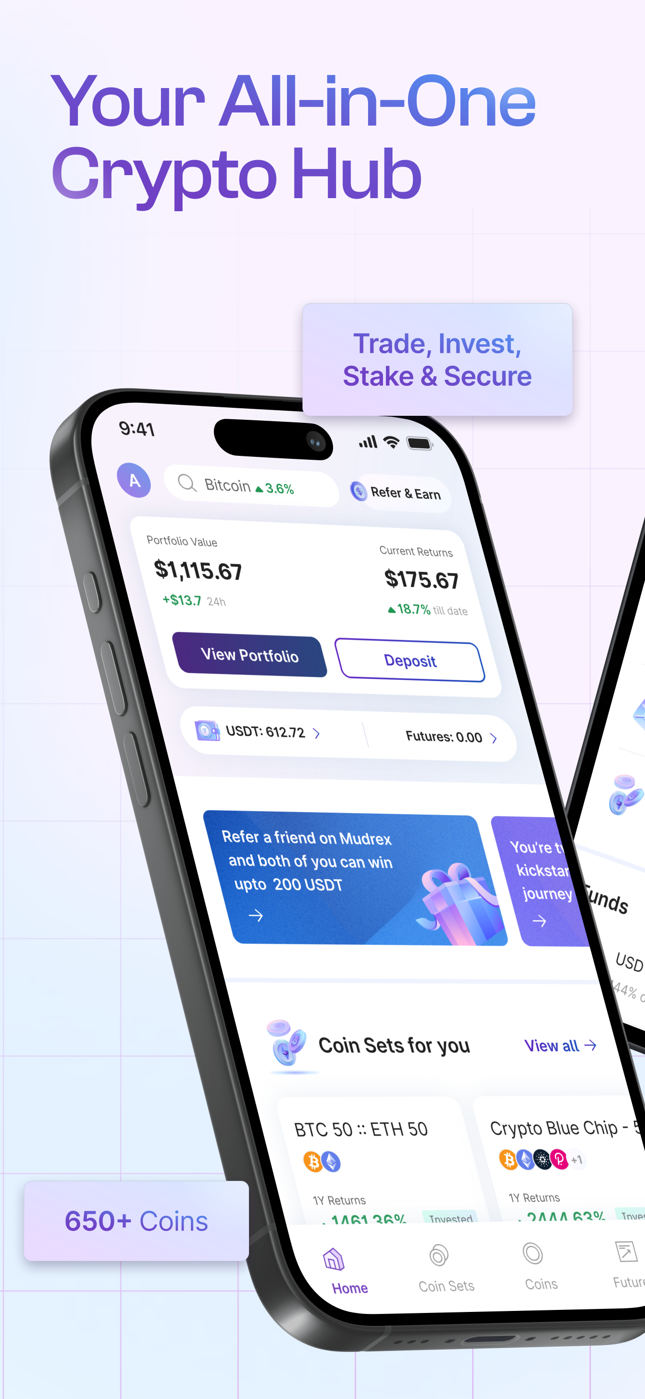 Mudrex:Crypto Trading App