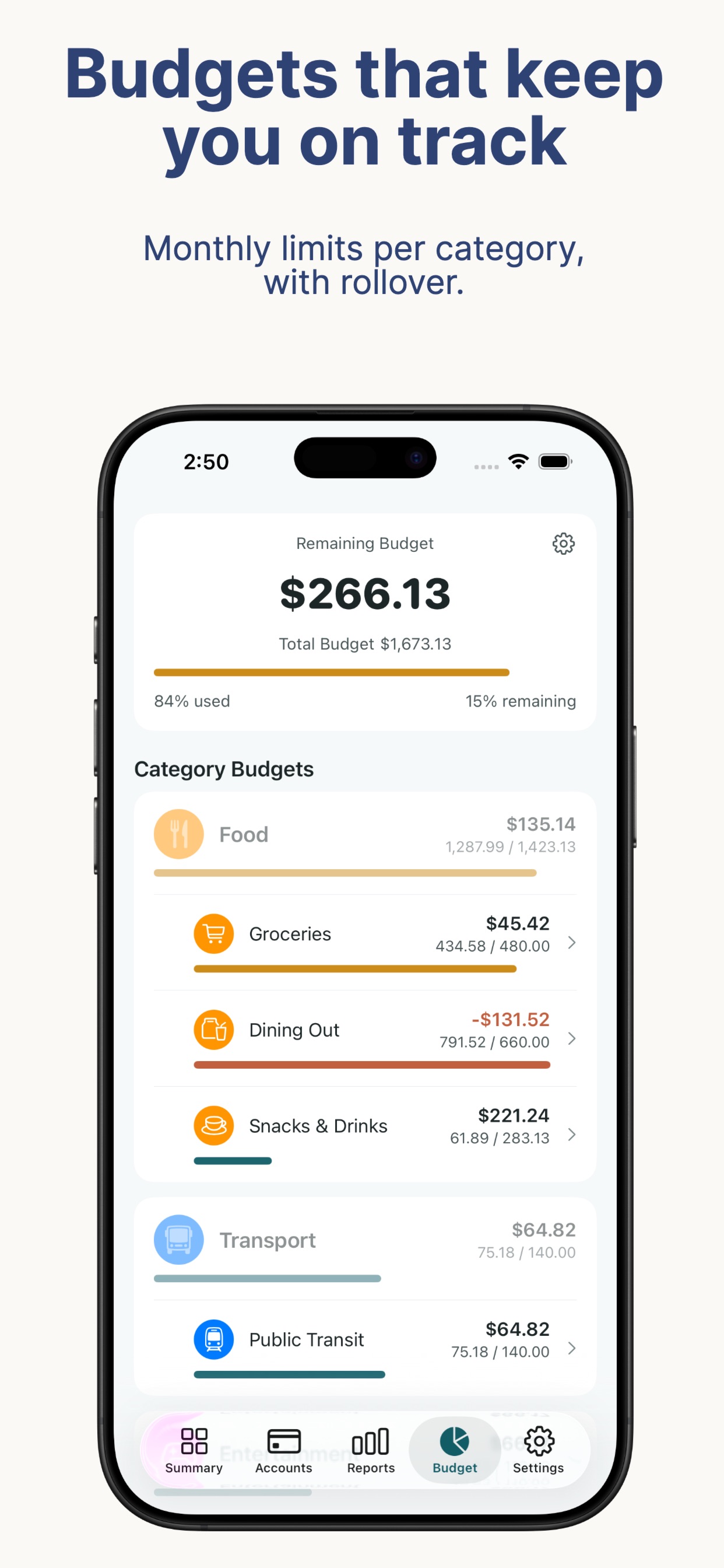 Screenshot 3 of Kiroku: Budget & Money Tracker