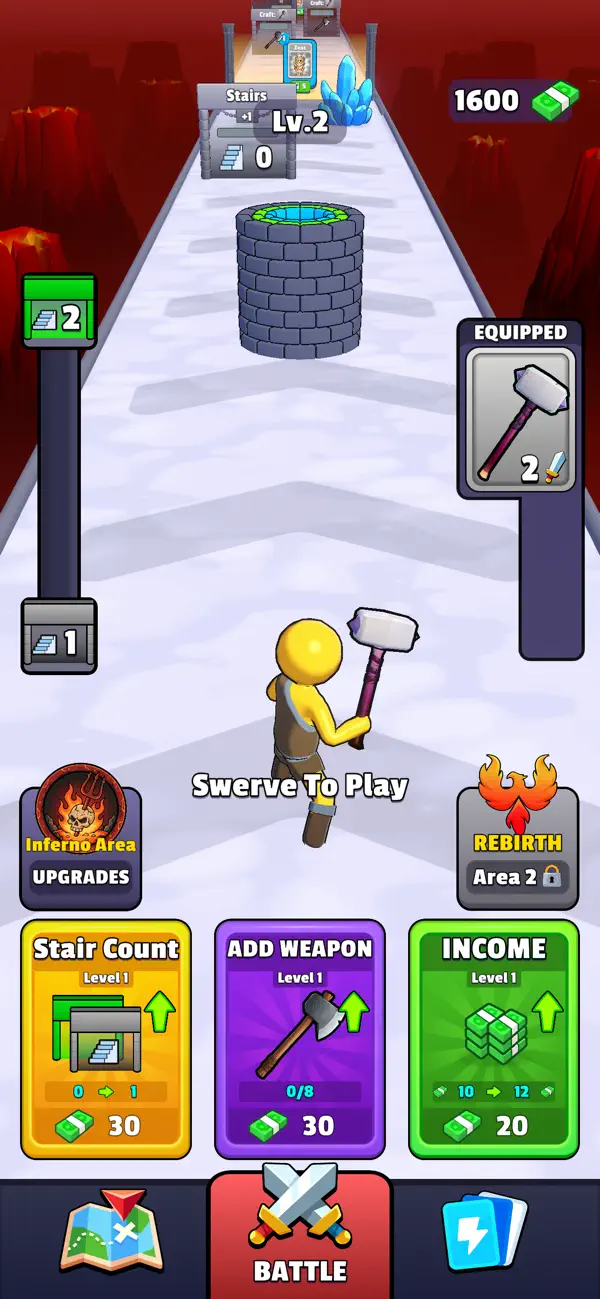 #3. Hell Escape : Firebound (iOS) Oleh: Rollic Games