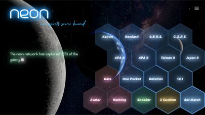 neon cue sports score boardのおすすめ画像1