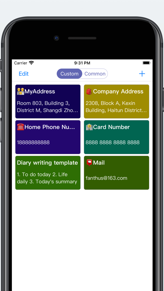 #1. Copyboard-quickly enter tool (iOS) 来自: Xiushan Fan