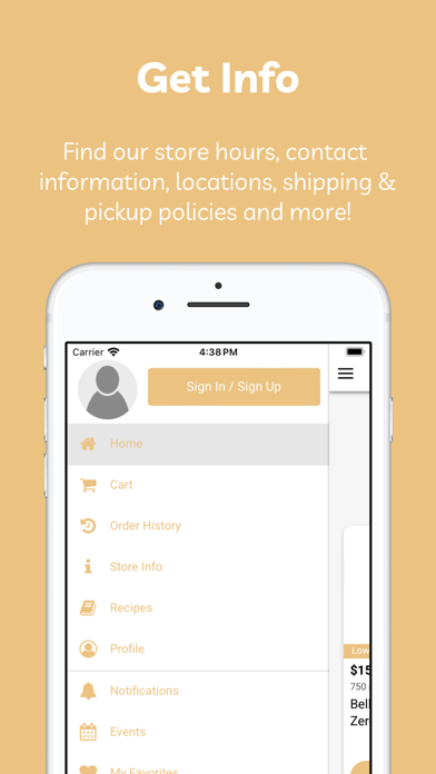Screenshot 2 of J&J Spirit Shop App