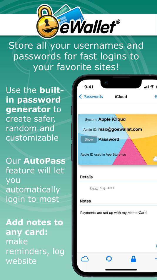 #4. eWallet - Password Manager (iOS) 由: Ilium Software, Inc.