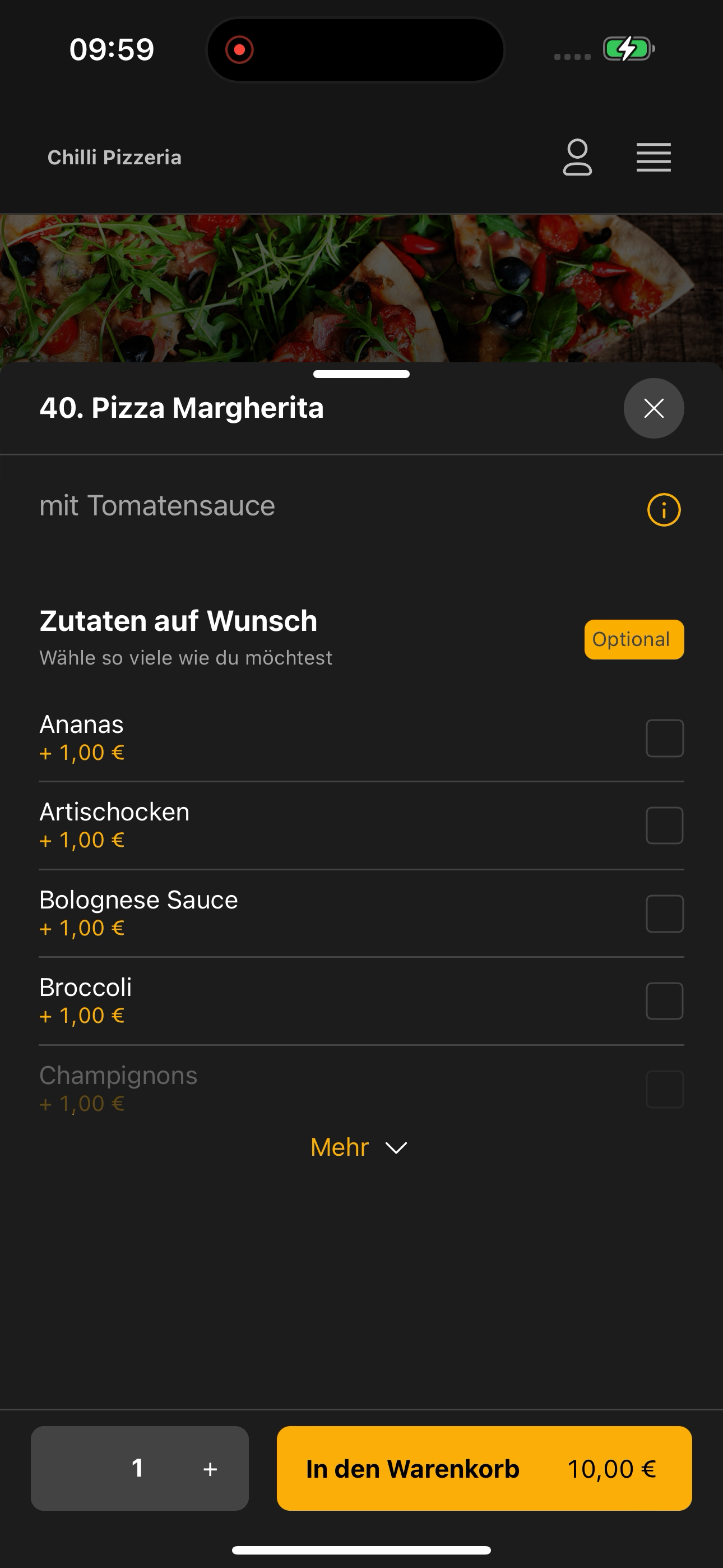 Chilli Pizzeria screenshot 4