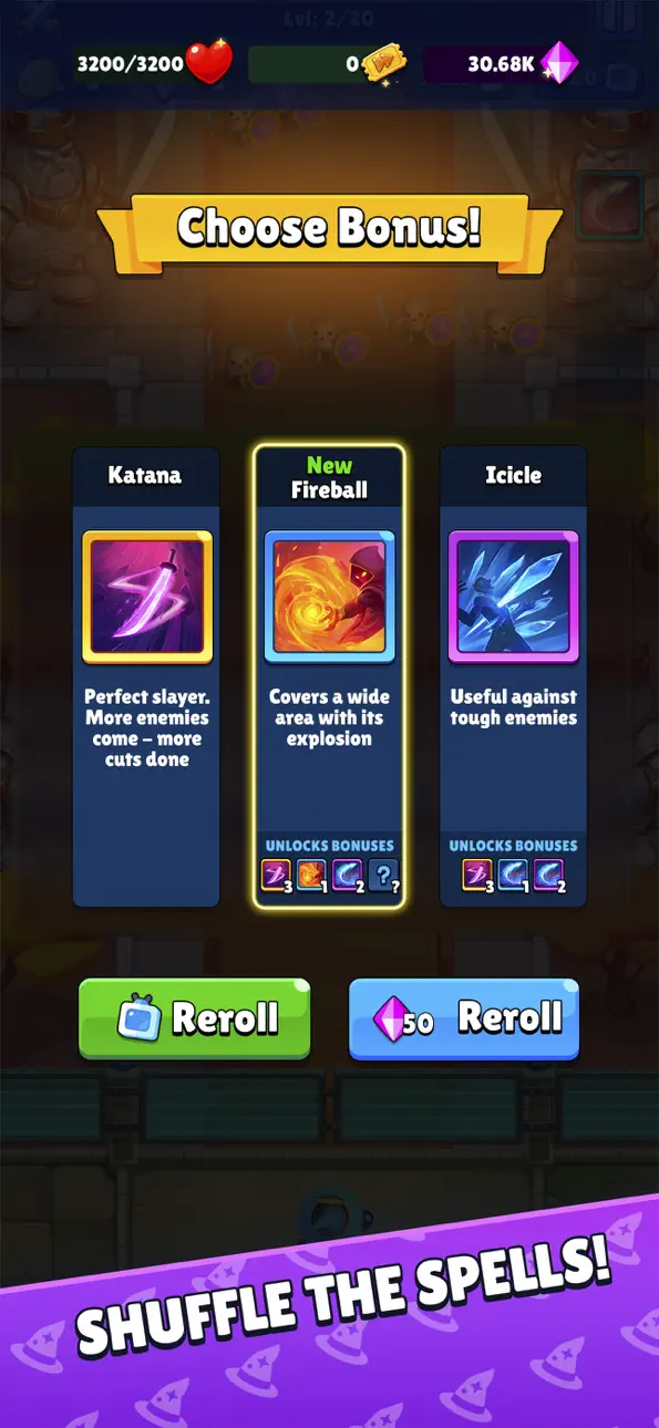 Wizard Tower Defense Idle Game iOS Mod IPA screenshot 3 - iOS game interface