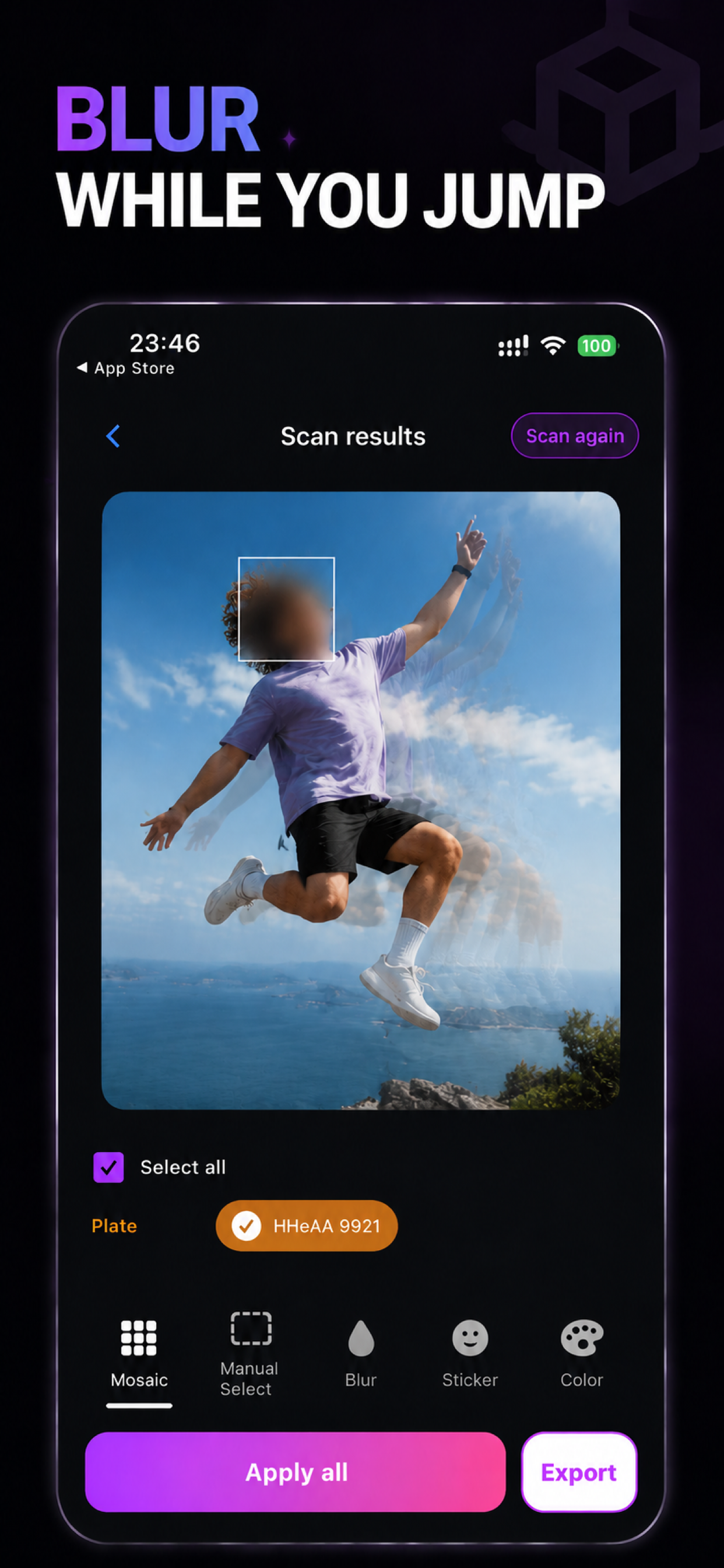 Blur Video - Mosaic AI screenshot 3
