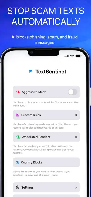 TextSentinel screenshot 1