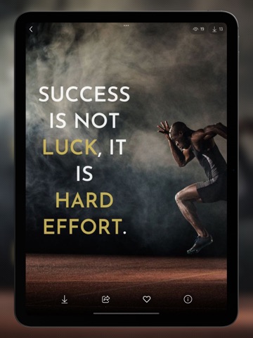 Motivational Quotes Wallpaper iPad screenshot
