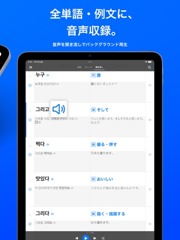 TOPIK韓国語単語帳8000 iPad screenshot