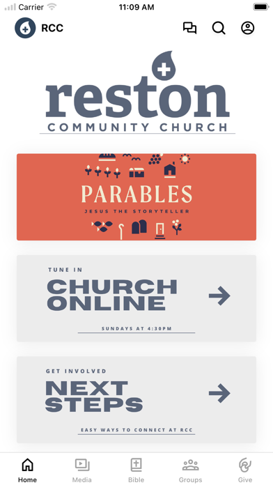 Reston Community Church Screenshot
