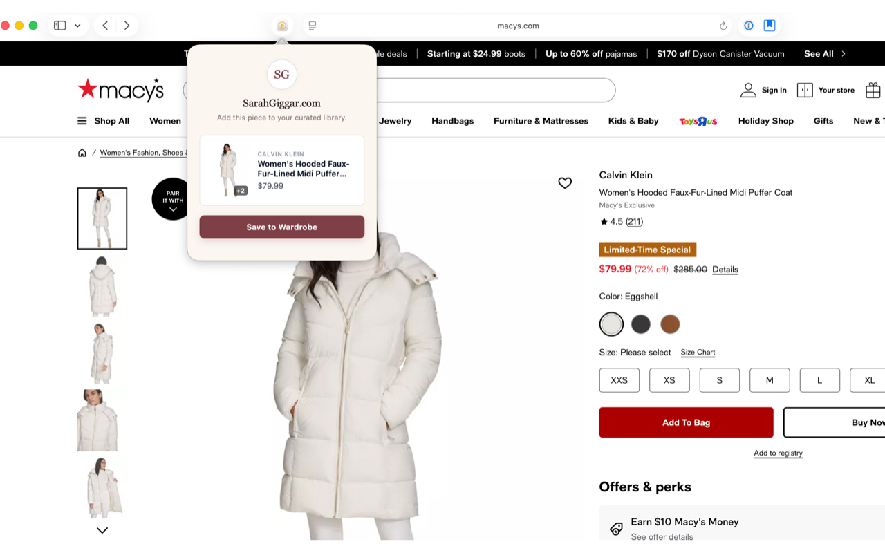 Sarah Giggar Wardrobe screenshot 7