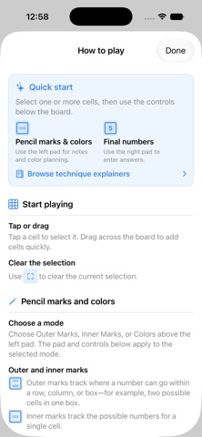 Pencilmark Sudoku Screenshot 6 of 8
