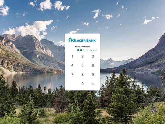 Glacier Bank iPad screenshot 2 - Finance app