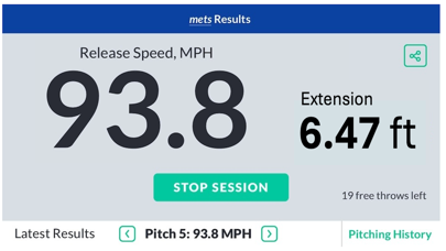 SmartPitch Hands Free Speeds Screenshot