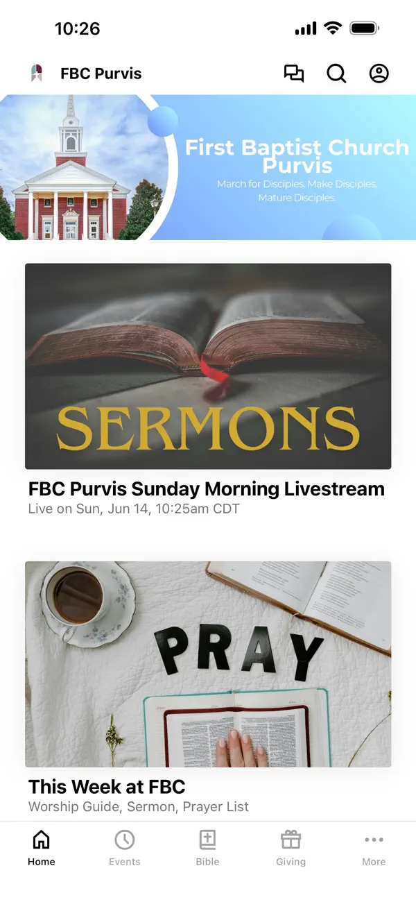 Screenshot #1 pour FBC Purvis