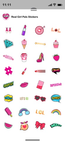 Real Girl Pals Stickers screenshot