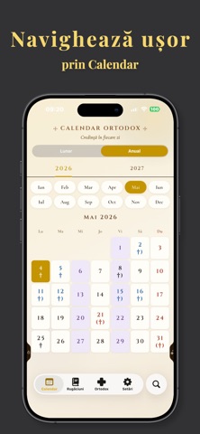 Calendar Creștin Ortodox iPhone screenshot