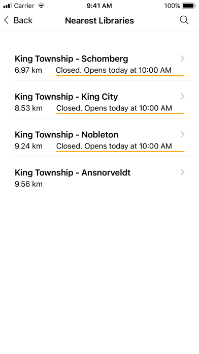 Screenshot 4 of King Township Public Library App