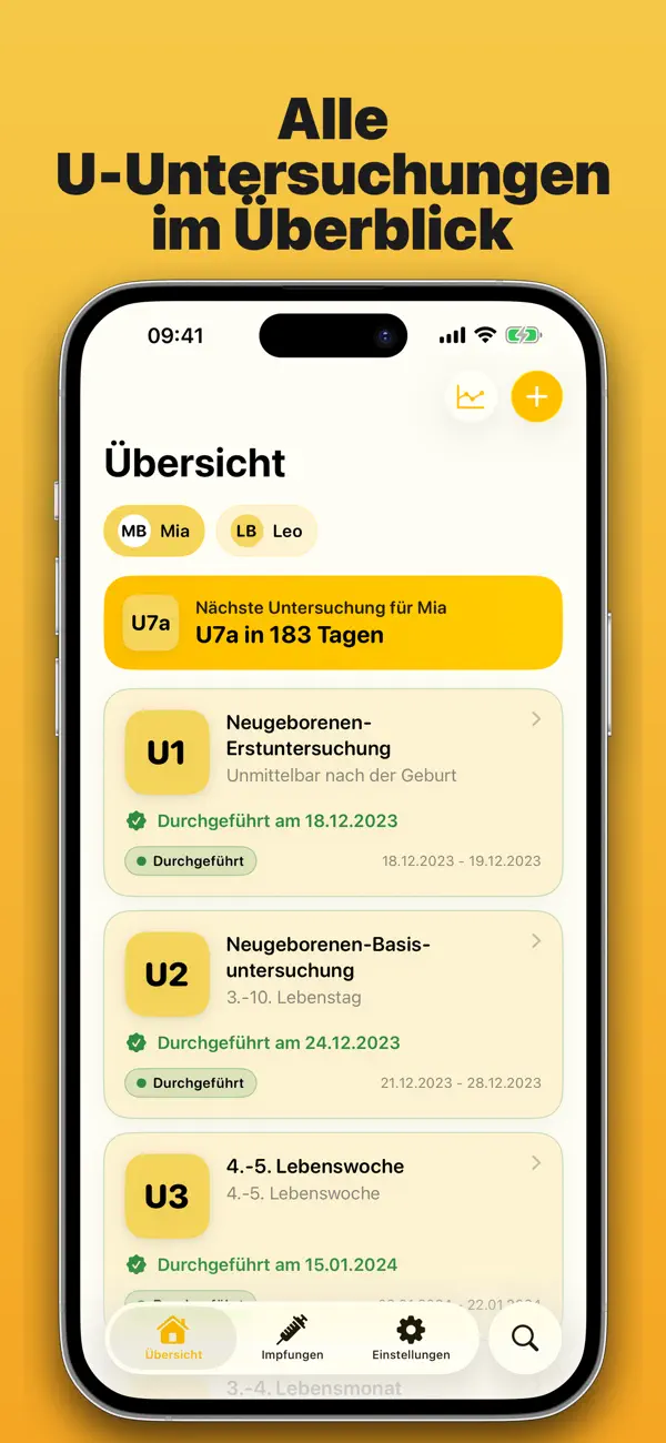 Screenshot #1 pour Kinderuntersuchungsheft