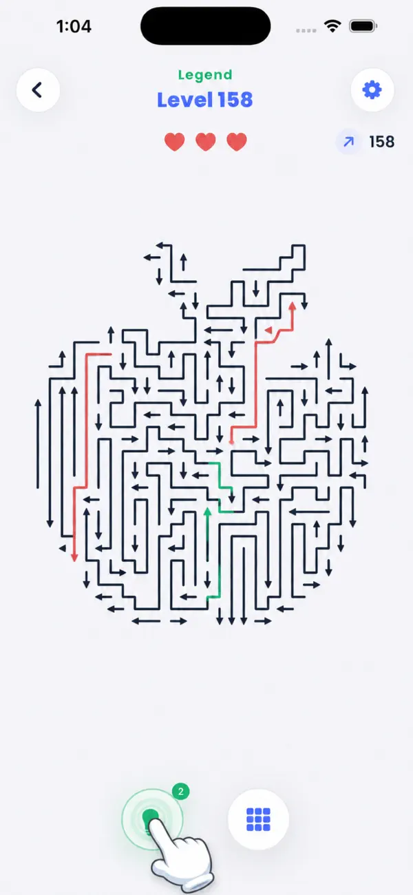 Screenshot #3 pour Arrow Puzzle: Maze Escape