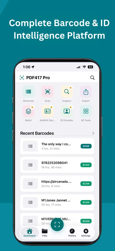 PDF417 Pro: Scan & Generate - Productivity App | MWM