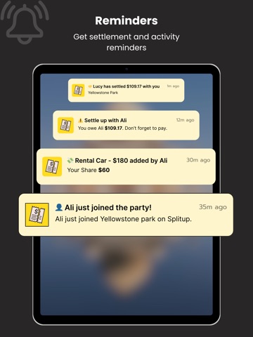 Splitup: Split Bills iPad screenshot