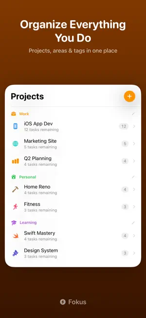 Fokus: Tasks & Habit Tracker screenshot 4