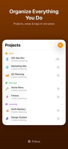 Fokus: Tasks & Habit Tracker Screenshot 4 of 4