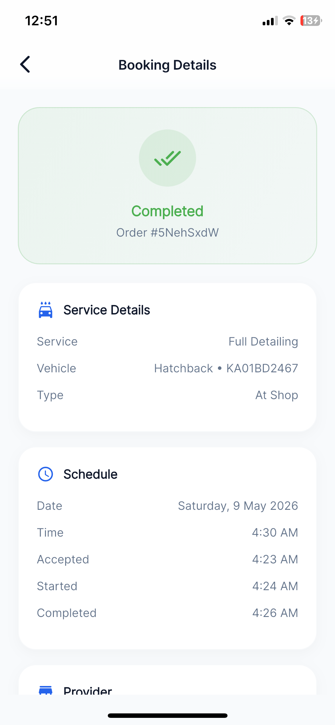 My Wash - Booking Platform