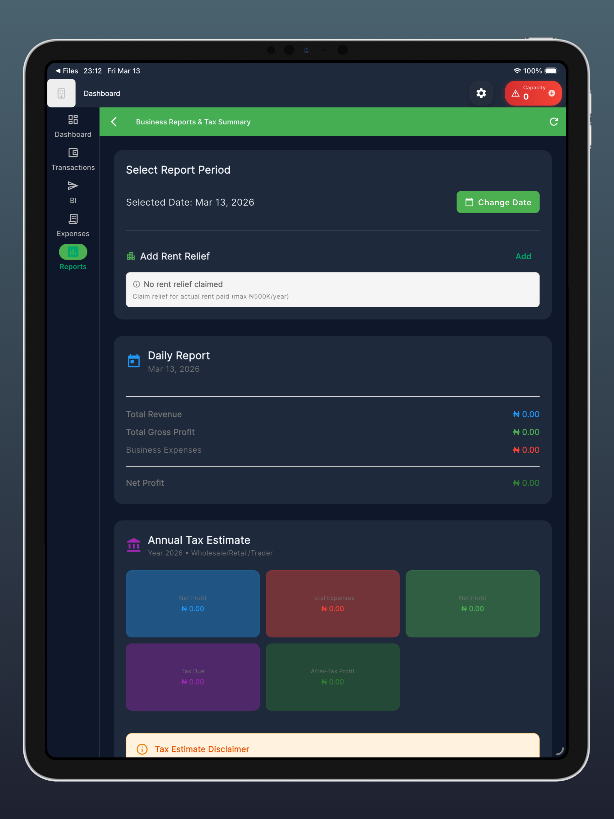 Tuned Books: Business Account screenshot 14