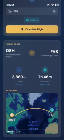 Flight Distances Calculator Screenshot 5 of 10