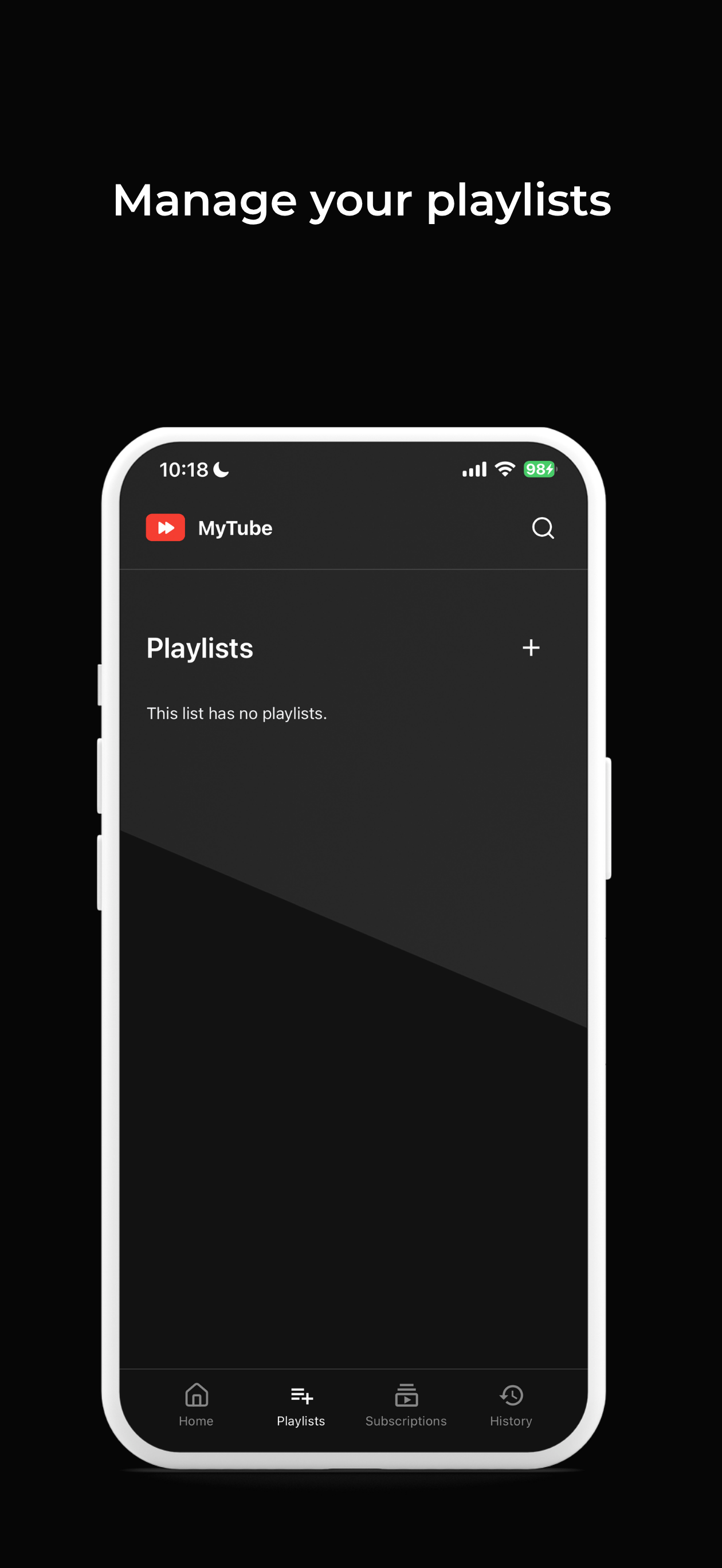 MyTube - Playlist Manager