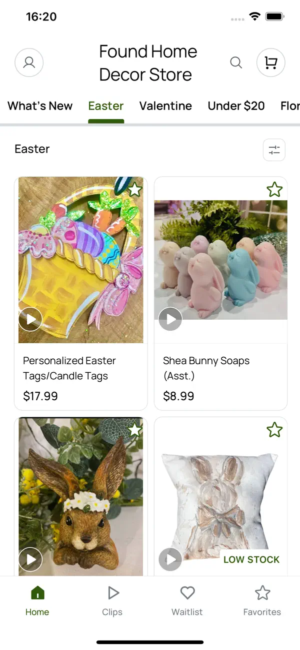 Screenshot #1 pour Found Home Decor Store