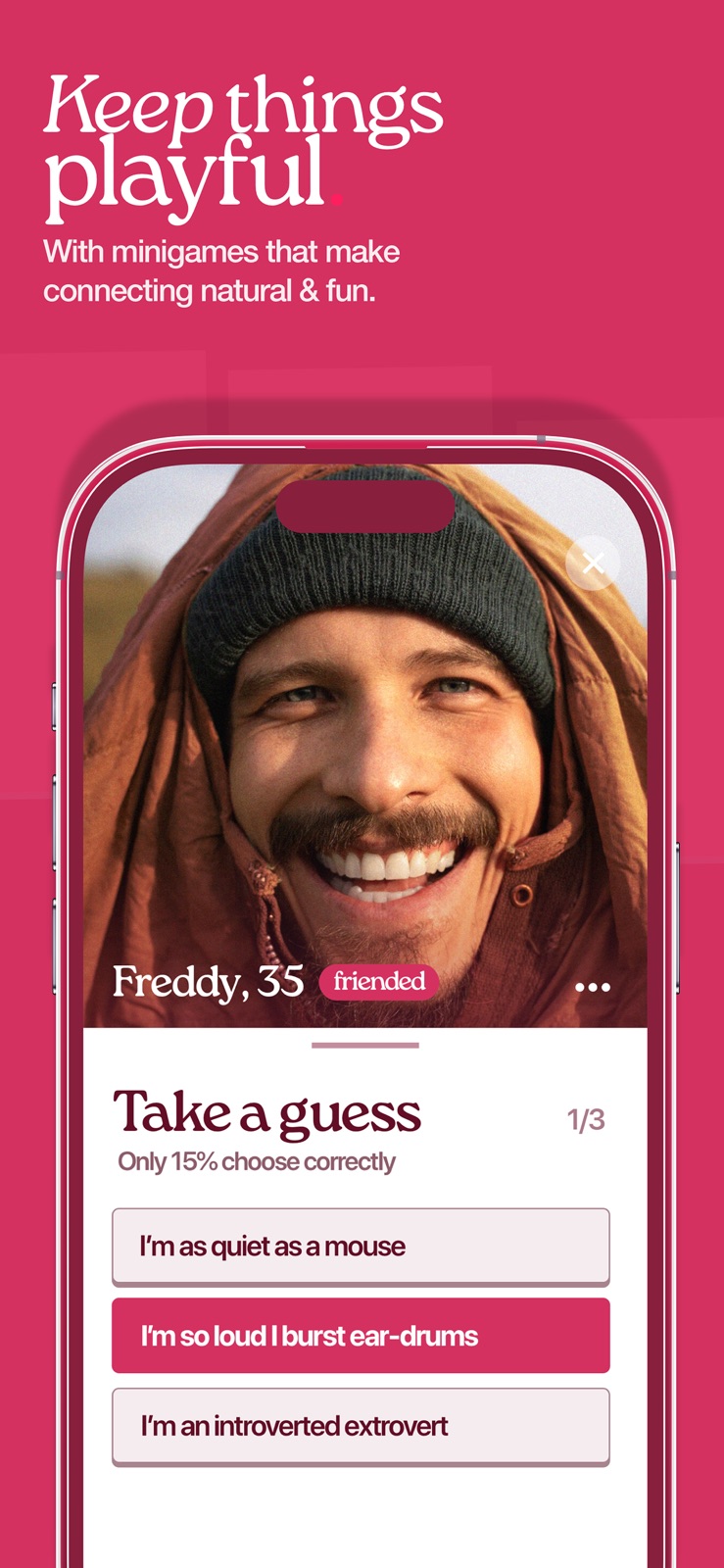 Friended | nice to meet you. iphone screenshot 3