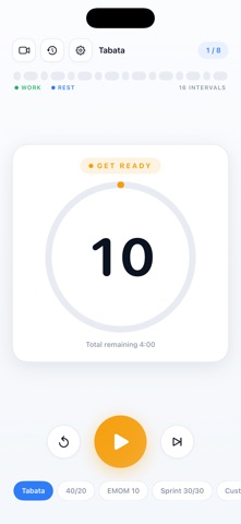 Tabata Timer by fit.how Screenshot 1 of 5