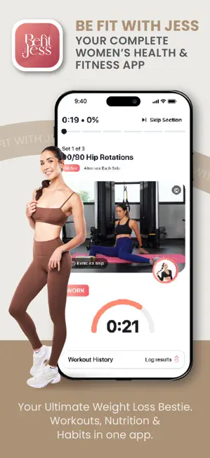 Be Fit: AI Food & Workout iPhone screenshot 1