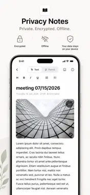 Privacy Notes (Offline) screenshot 1