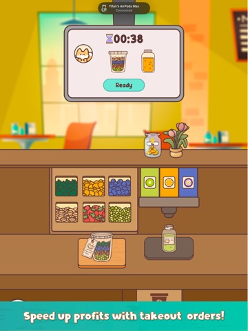 Cat Cafe:Restaurant Merge Game iPad screenshot