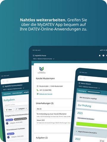 MyDATEV iPad screenshot 5