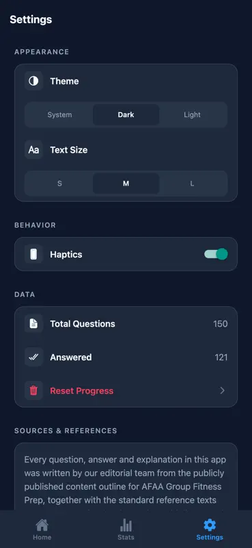 AFAA Group Fitness Prep screenshot 6 of 6