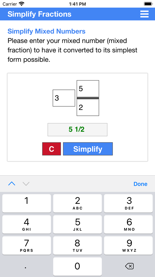 #3. Simplify Fractions (iOS) 由: H Valeur