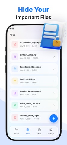 Gallery - Photo Vault & Album iPhone screenshot