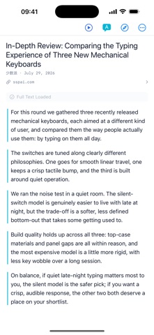 Newsnobo: RSS News Reader Screenshot 3 of 10