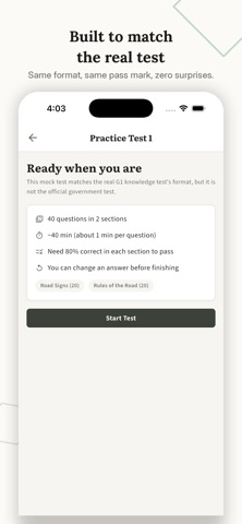 Ontario G1 Preparation Test Screenshot 5 of 10