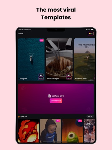 ReelVids: Video & Reels Editor iPad screenshot
