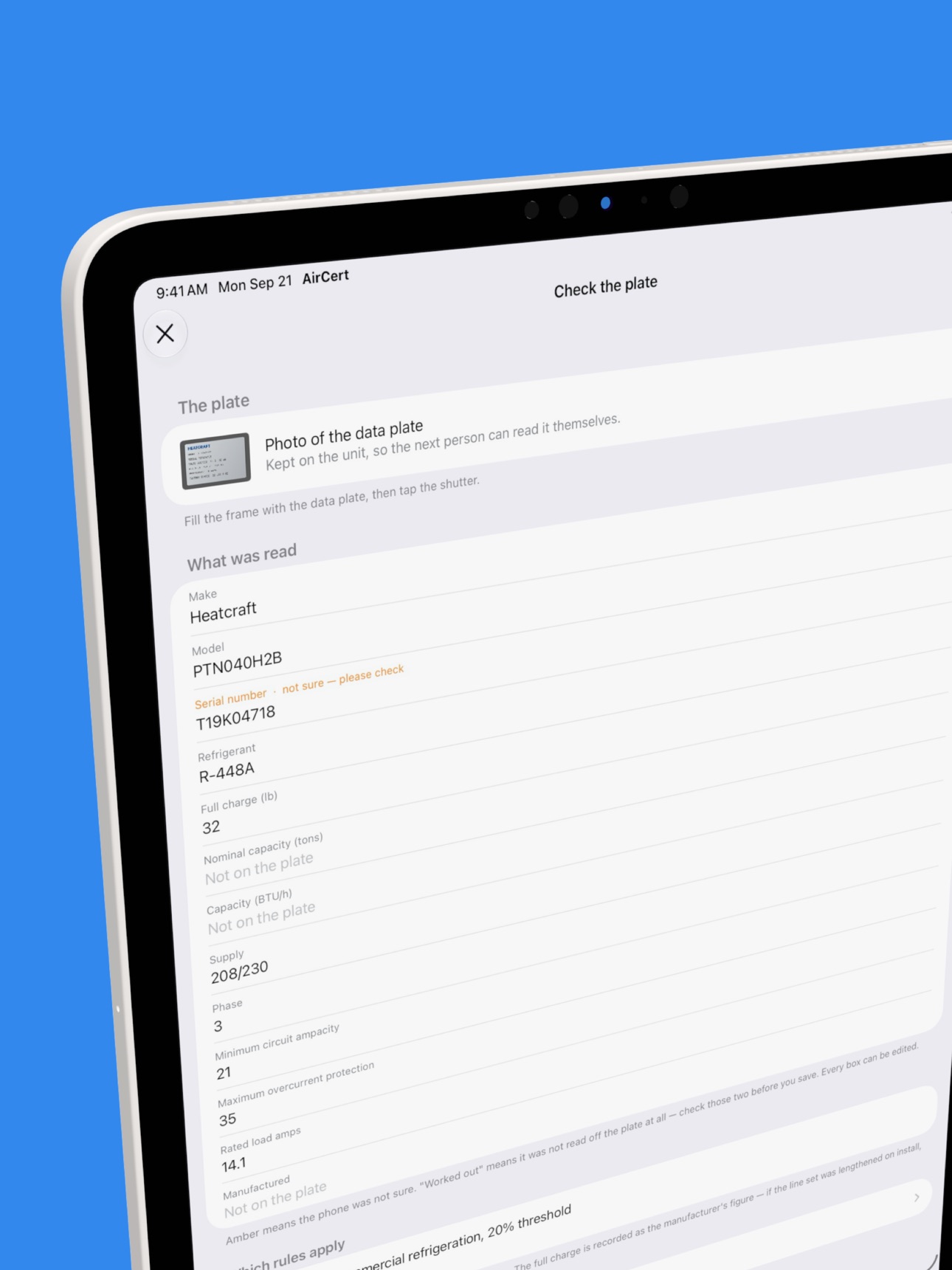 Screenshot 7 of AirCert: HVAC Service Records