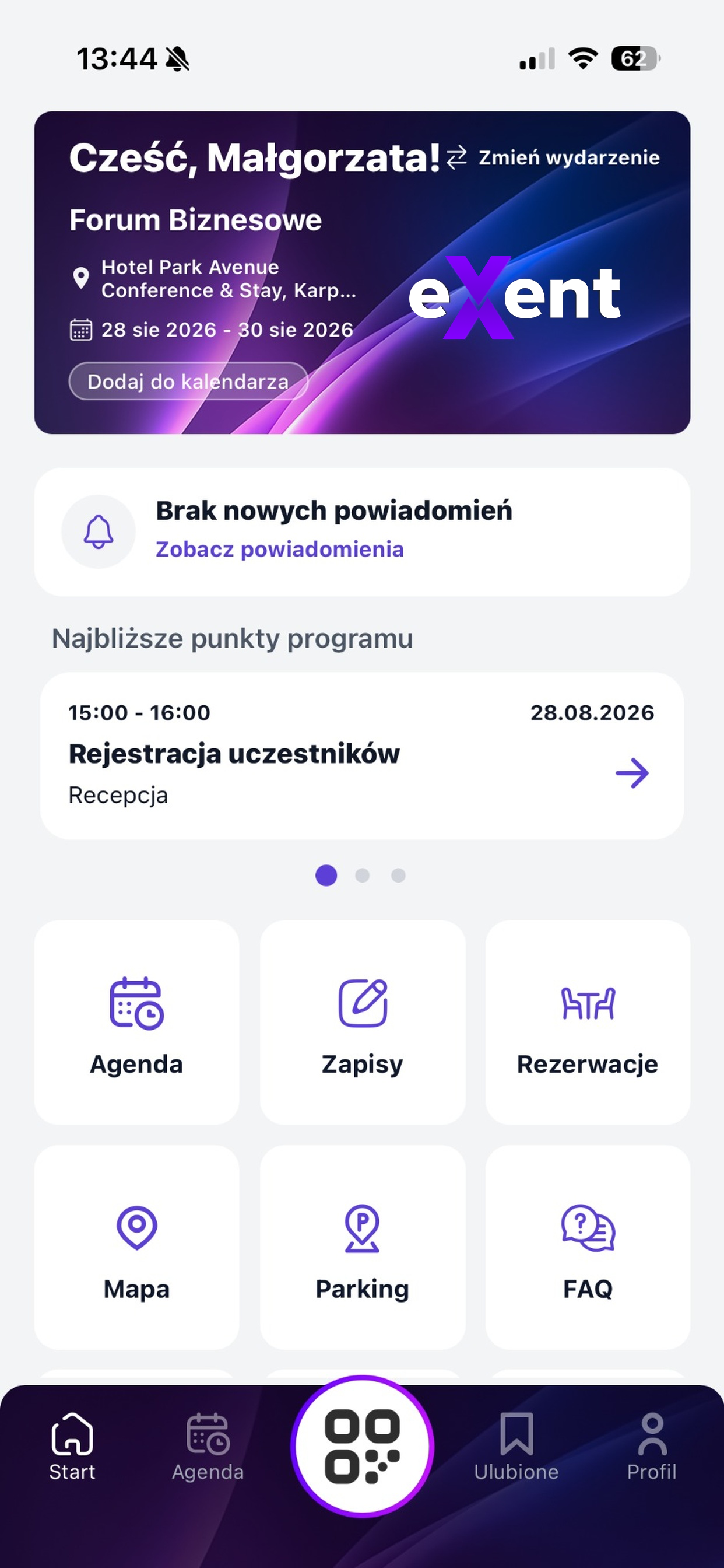 eXent - event app screenshot 2