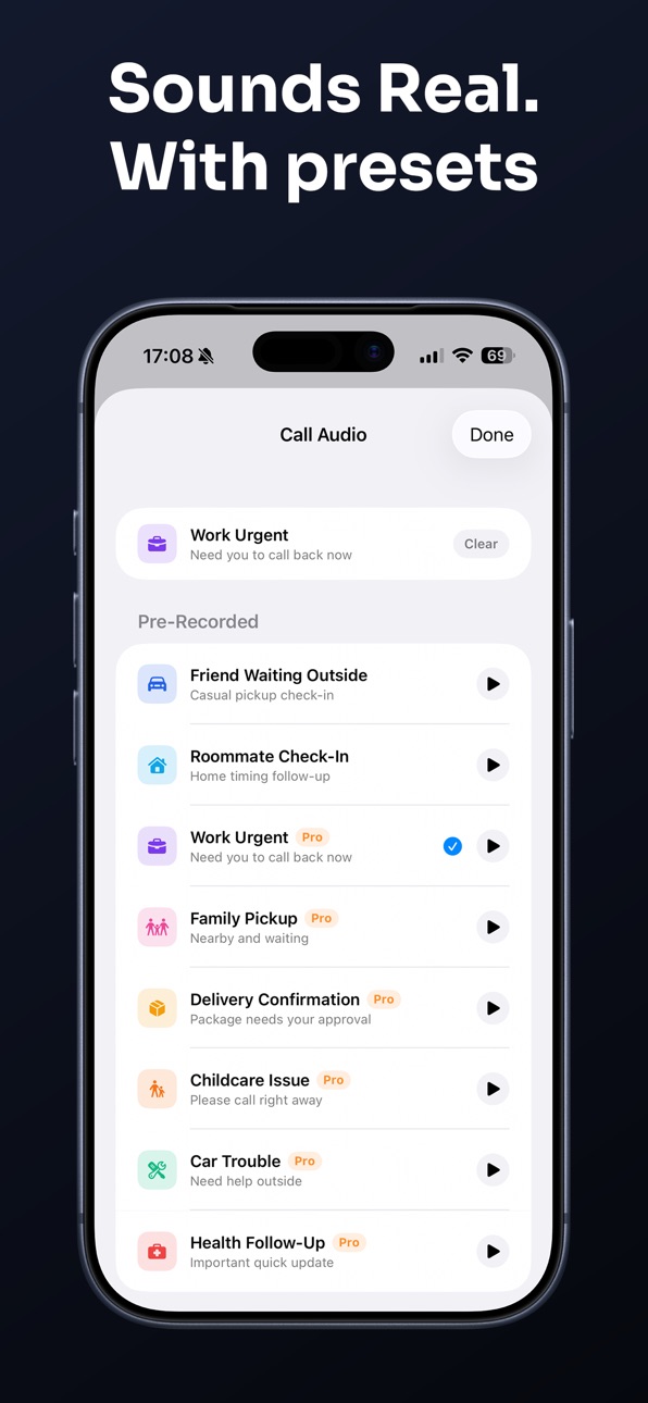 iPhone screenshot