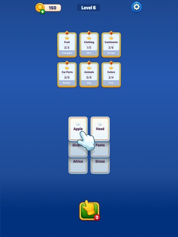 Word Treasury Auto Sort Puzzle